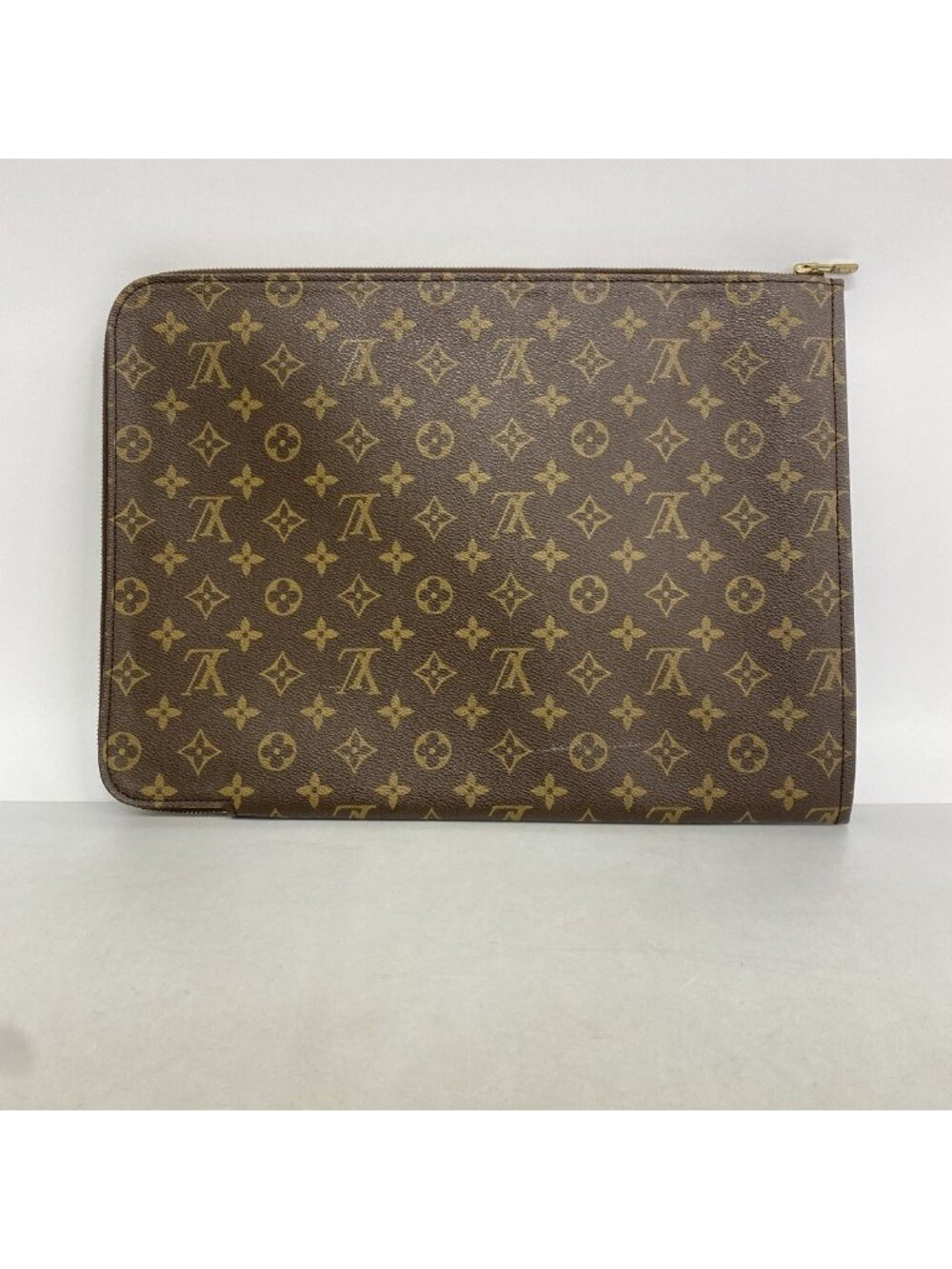 ★SOLD★ Louis Vuitton Clutch Monogram Poche Document Brown - Picture 8 of 8